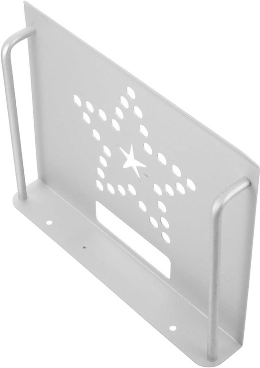 Projector Beugel Muur - Router Beugel - Apparaten Ophangen - Geventileerd Ontwerp - 24.5 x 20 x 3.5 cm - Wit