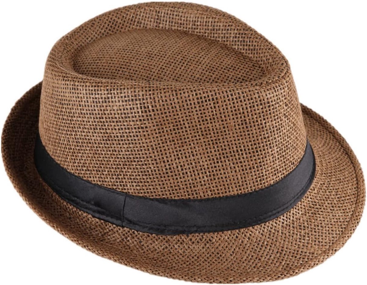 Panamahoed, Fedorahoed voor heren, dames en kinderen, Trilby-ontwerp, zonnehoed.