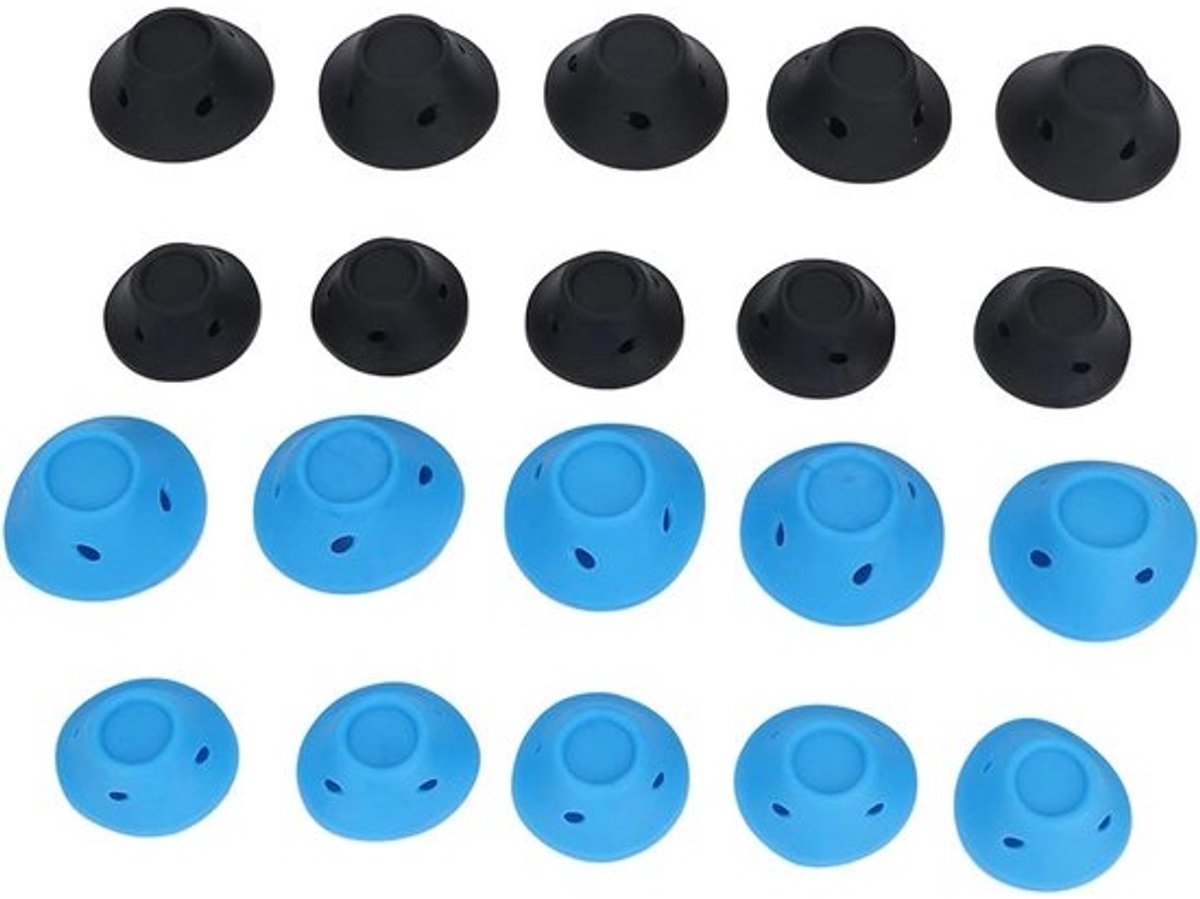 Haarrollers Siliconen - Krulspelden Krullers - Haar Stijlen - Hypoallergeen Zacht Materiaal - 10 Stuks Groot 10 Klein - Niet Gespecificeerd