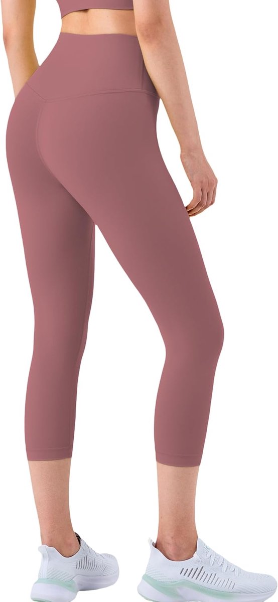 Leggings, fitnessbroek, hoge taille, broek, fitness, yoga, elastisch, anti-cellulitis, broek met zakken, voor pilates, sport, gym, hardlopen, vrije tijd
