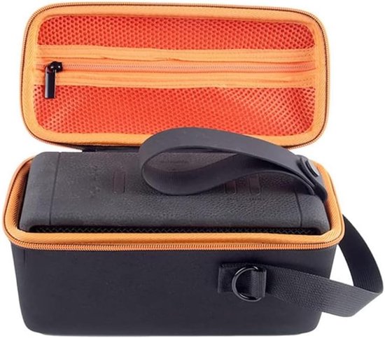 Opbergtas, EVA-hoes met schouderriem, compatibel met Marshall Middleton-luidsprekers (oranje), Zwart, Klassiek — afbeelding 4