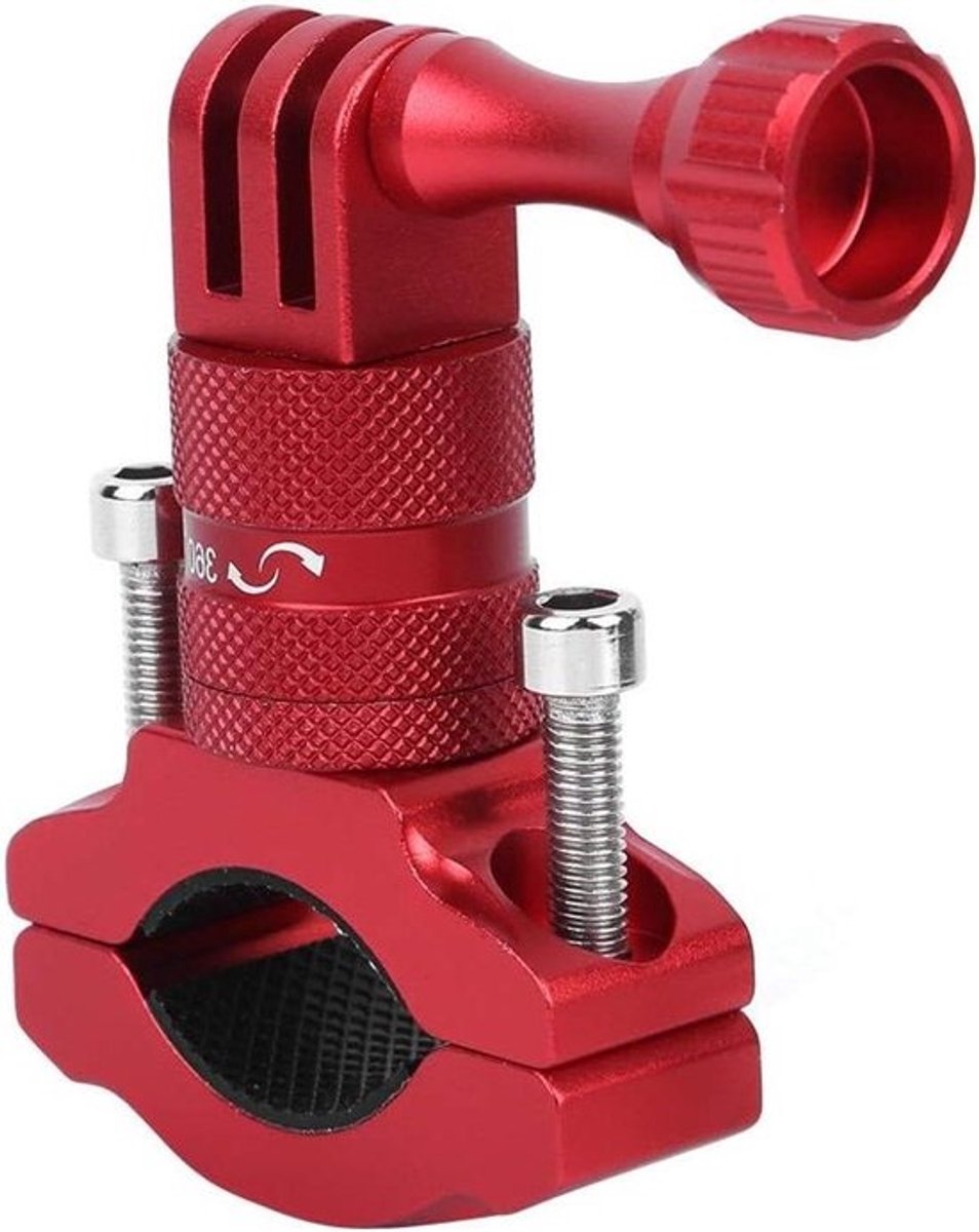 Fietsklem - Camera houder - Actiebeelden Vastleggen - 360 Graden Draaibaar - 15-32 Mm Pijp - Zwart