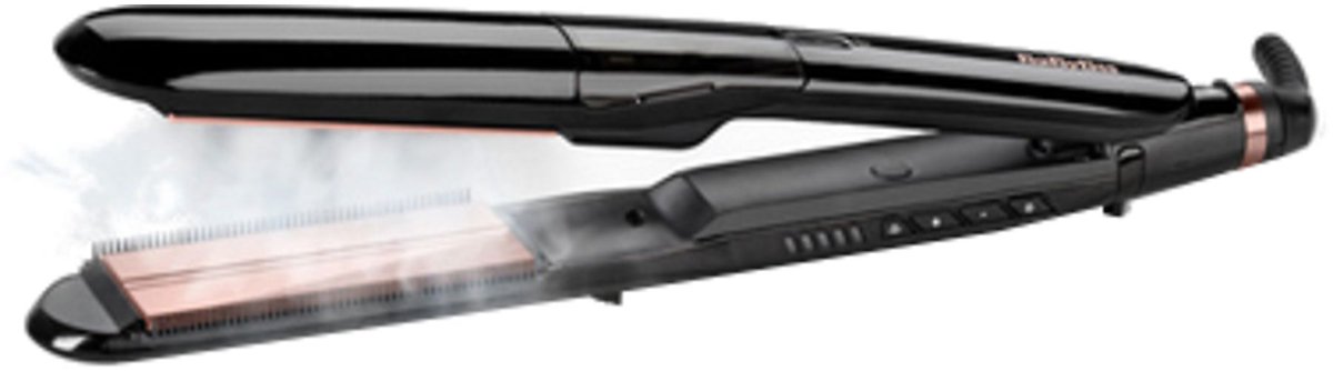 BaByliss Steam Smooth Stijltang - Stoomfunctie - Toermalijn-keramische coating - 5 temps 150°C - 230°C