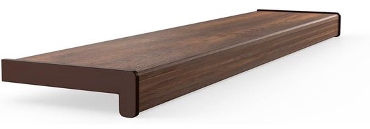Binnen Vensterbank - Kunststof Plank - Interieur Afwerking - Vochtbestendig Oppervlak - 30x90 cm - Notenhout Look