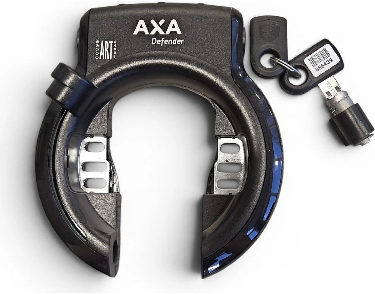 Axa Defender zwart ART** + Accuslot drager Stella innerlock (werkplaatsverpakking)