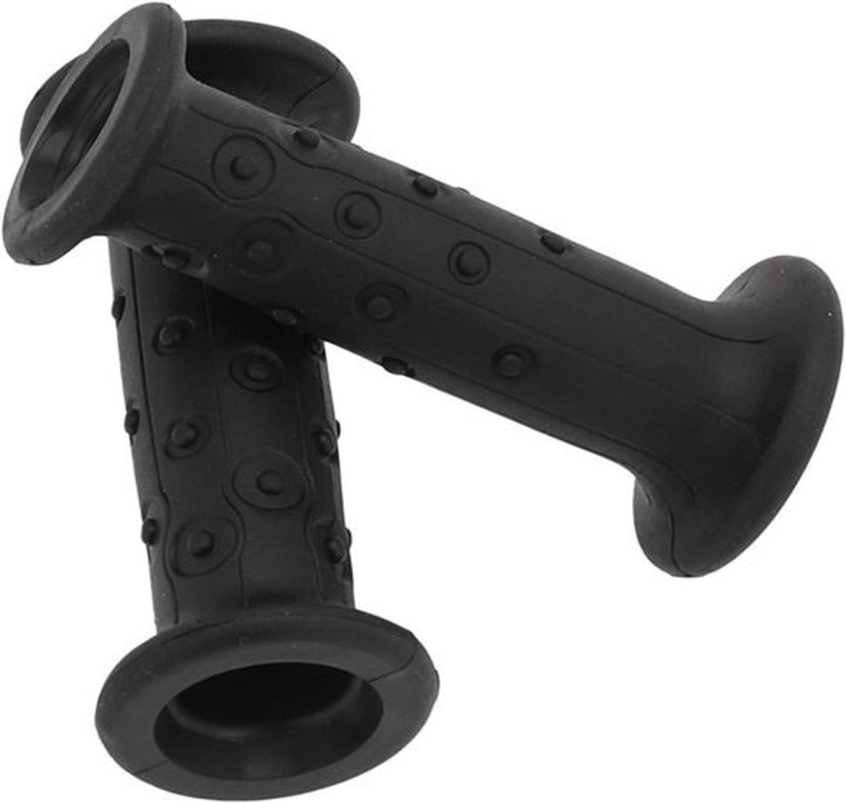 Rubberen Fiets handvatten - Kinder handvatten Stuur - Veilig Fietsen - Zacht TRP-rubber - 92 mm lengte - Zwart