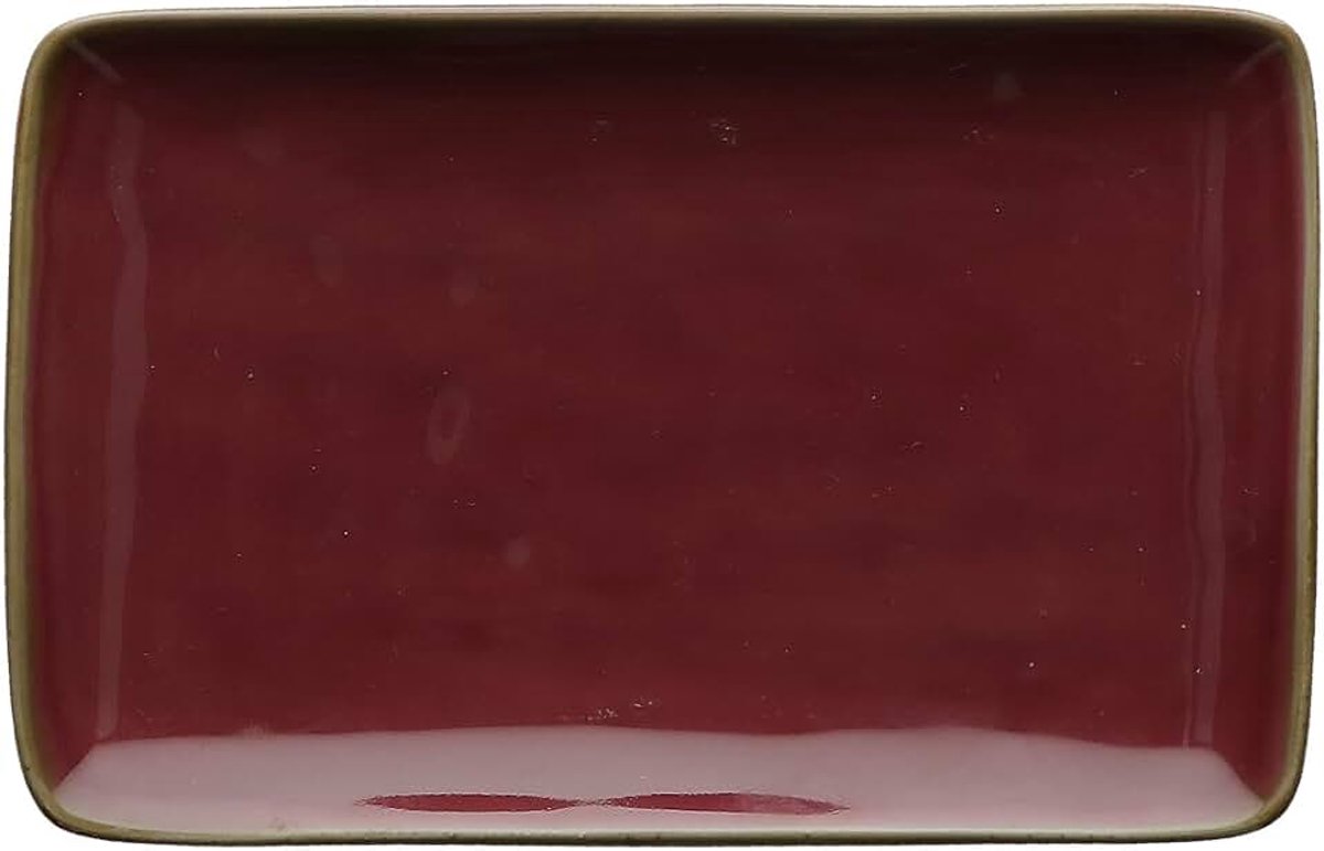 Rozen en Tulpen - Rood Concert Malaga - Rechthoekig dienblad - 20 x 13 cm