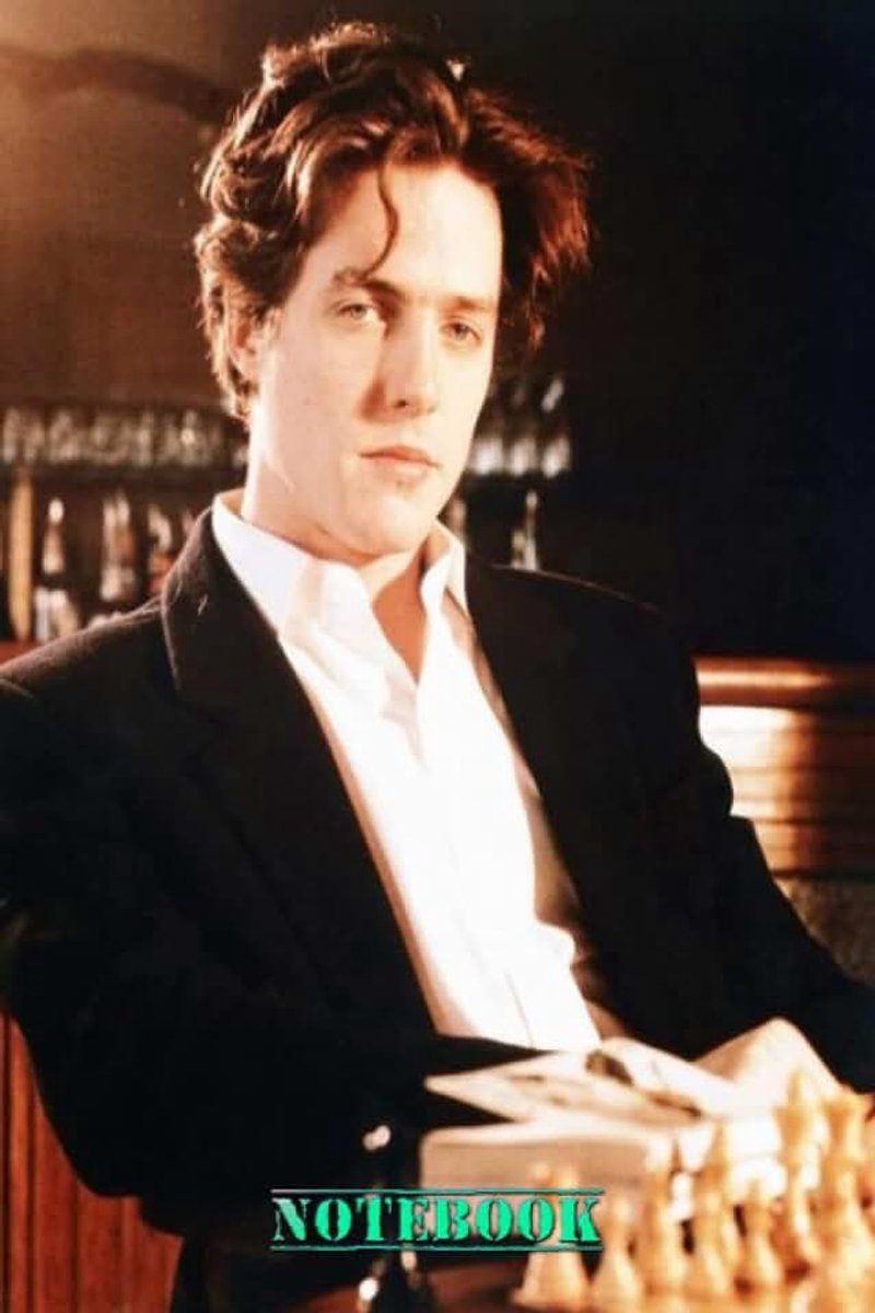 Hugh Grant Notebook Journal 100 Pages for Office, Thankgiving Notebook .School Supplies #246