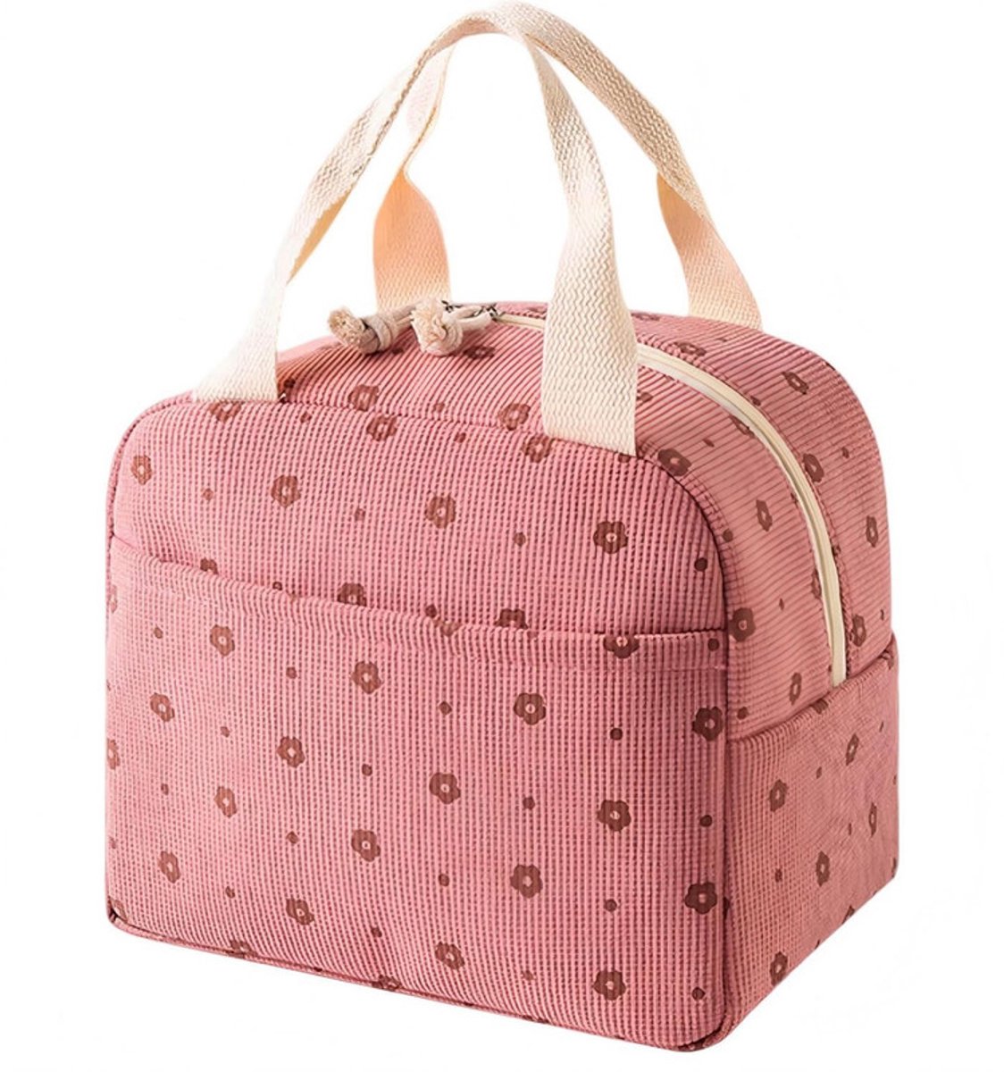 Geïsoleerde lunchtas - 26*18*21 cm - Lunchbox - Bedrukte lunchbox - Handzame lunchtas - Geïsoleerde lunchtas - Aluminiumfolie lunchtas - Draagbare campinglunchbox - Herbruikbaar - Geschikt voor studenten en kantoorpersoneel