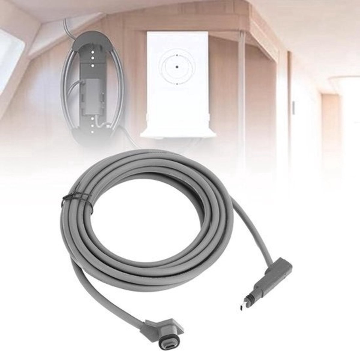 Starlink Vervangende Kabelverlenging - Waterdichte Satellite V2 - Starlink Internetkit met Accessoires - Satellietvervangingskabel voor (15ft - need contetn in .