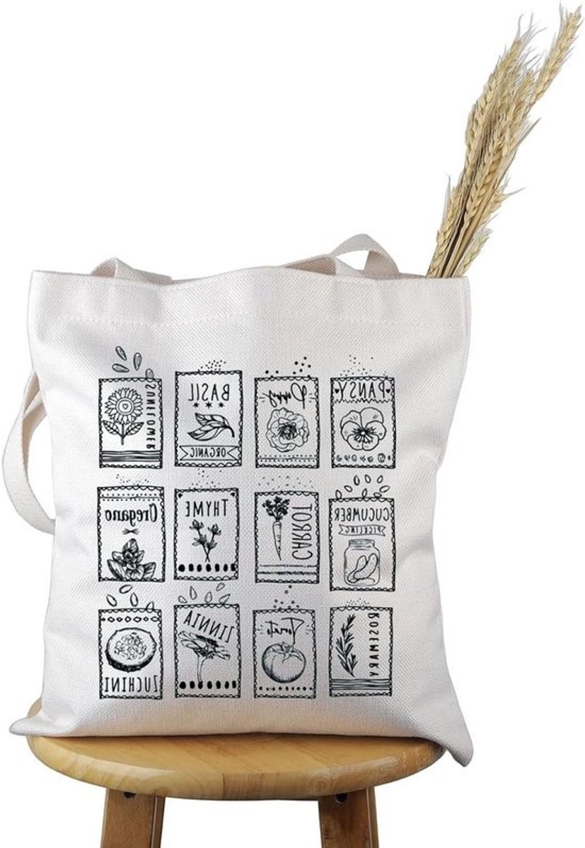 Tuinieren Plant Lover Gift - Zaad Pakket Tote Bag Homestead Tuin Handtas Boeren Markt Gift