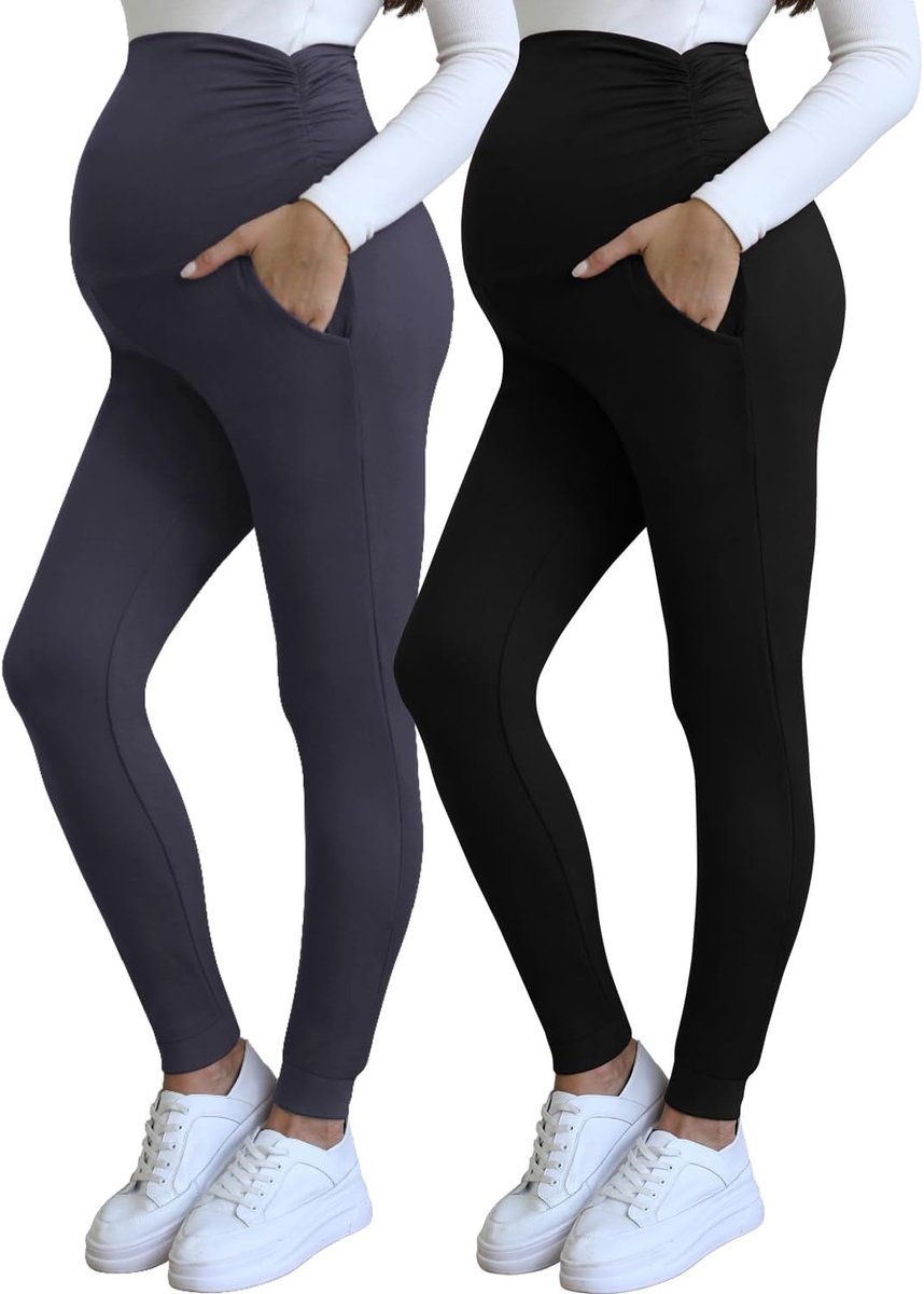 Dameslegging met zak, overbodig, zwangerschap, zachte buikondersteuning, yogabroek