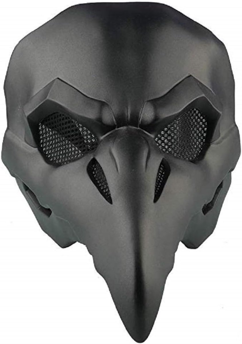 Damdos Cosplay Prop OW Kraai Reaper Maskers Nevermore Skin Plaagdokter Ravens Reaper Volwassen Cosplay Masker Vogels Kraai Punk Masker PVC Materiaal