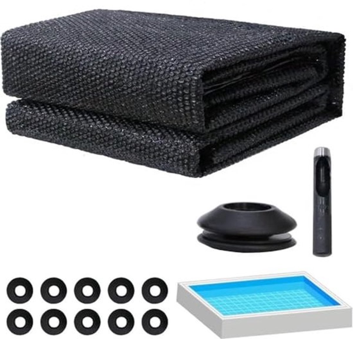 Efficiënte Zwembadafdekking 600 x 400 cm - Zonnefolie voor Warmteopslag en Waterbesparing