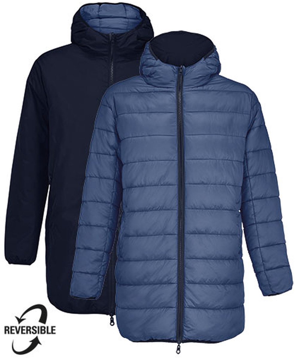 SOL'S Unisex Reversible Parka Reverse L04815 - French Navy/Denim - M