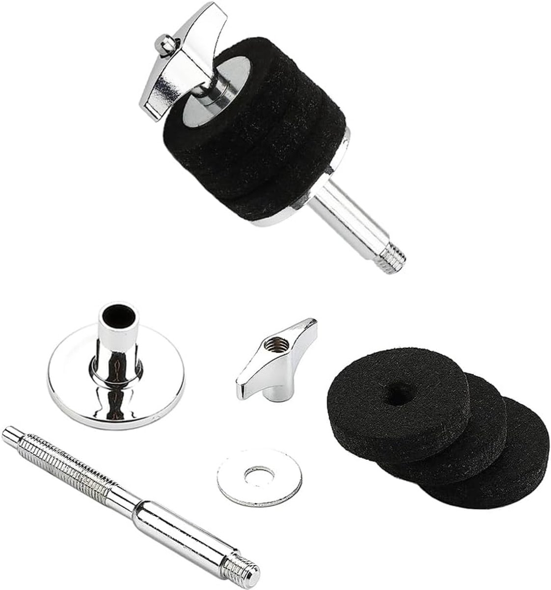 Bekkenstandaard slanghouder stackerbevestiging boomarmklem kleine beugel viltbevestiging baby drum hardware zwart