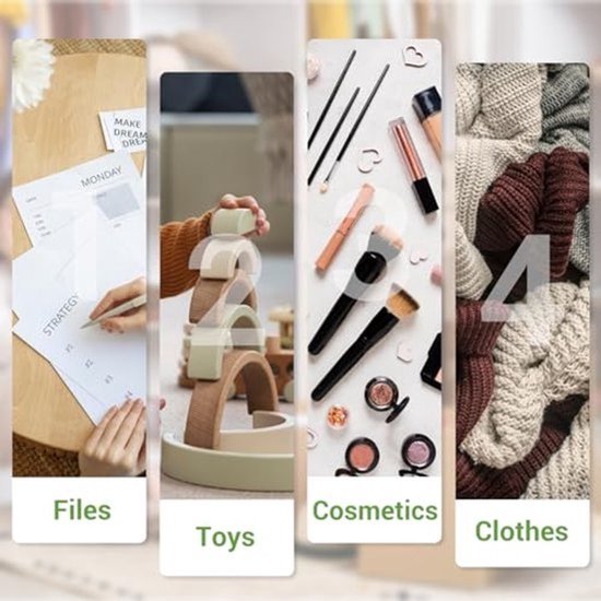 Herbruikbare Ritszakken 25 stuks - Organisatie Zakken voor Kleding, Cosmetica, en Reizen - Frosted Opbergzakken met Ventilatiegaten 25x30cm — afbeelding 3