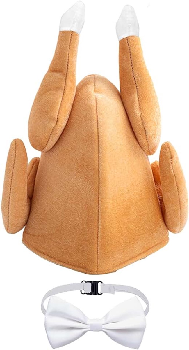 Hoeden, pluche muts, vismuts, grappige hoed, hoofddeksel, dierenmuts met vlinderdas, voor kinderen, volwassenen, Halloween, Kerstmis, Pasen, party, decoratie, accessoires