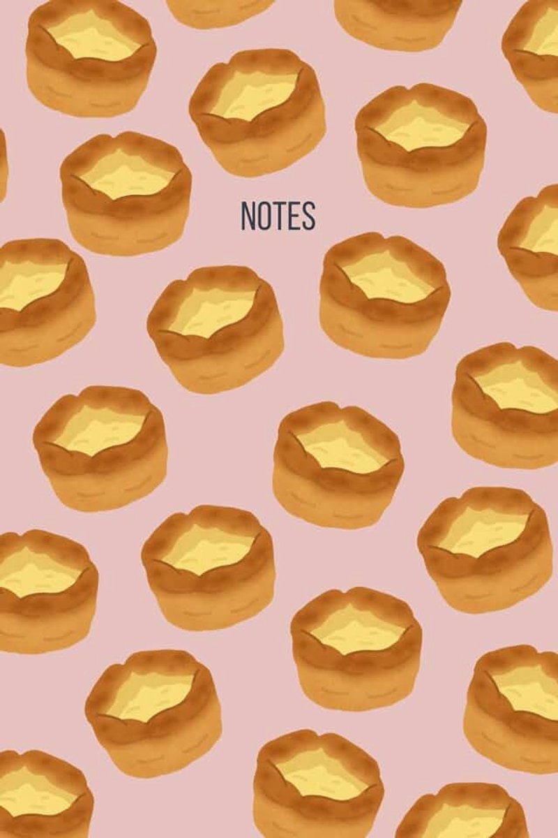 Yorkshire pudding British novelty funny notebook/journal