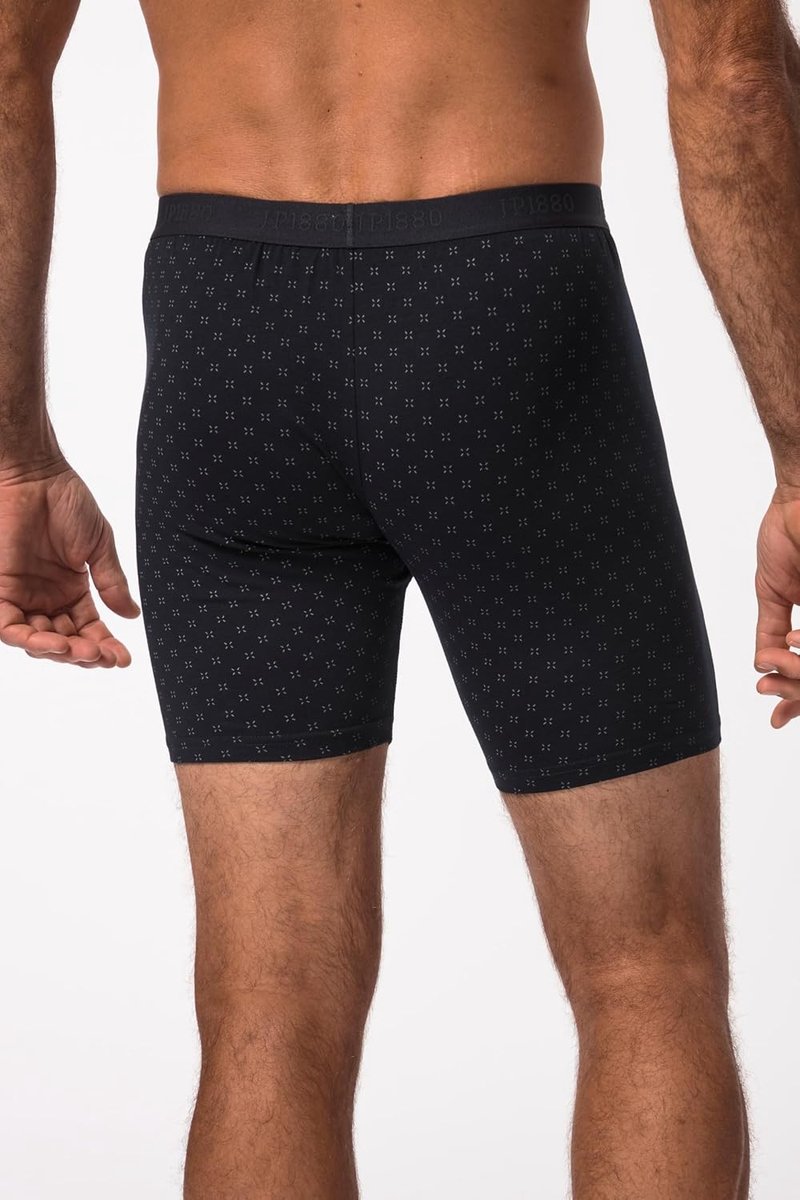 1880 heren Boxershorts Lange Broek Met Flexibele Taille, Aop