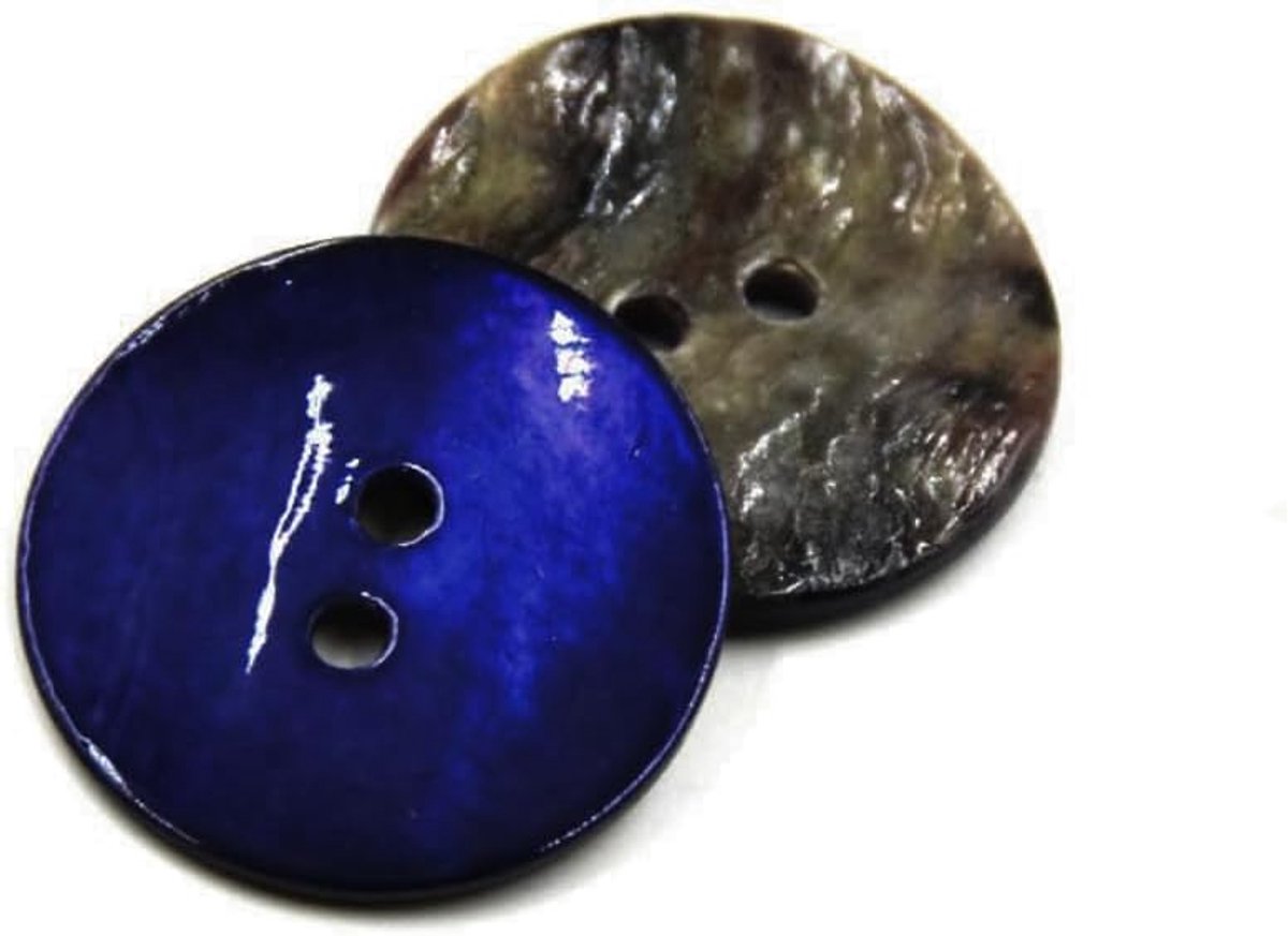 10 stuks natuurlijke schelpknoppen, ronde knoppen met 2 gaten om te naaien en knutselen, knoppen voor DIY naaien truien jassen vest, pak, overhemd, gebreide jas, kostuums outfit naaien