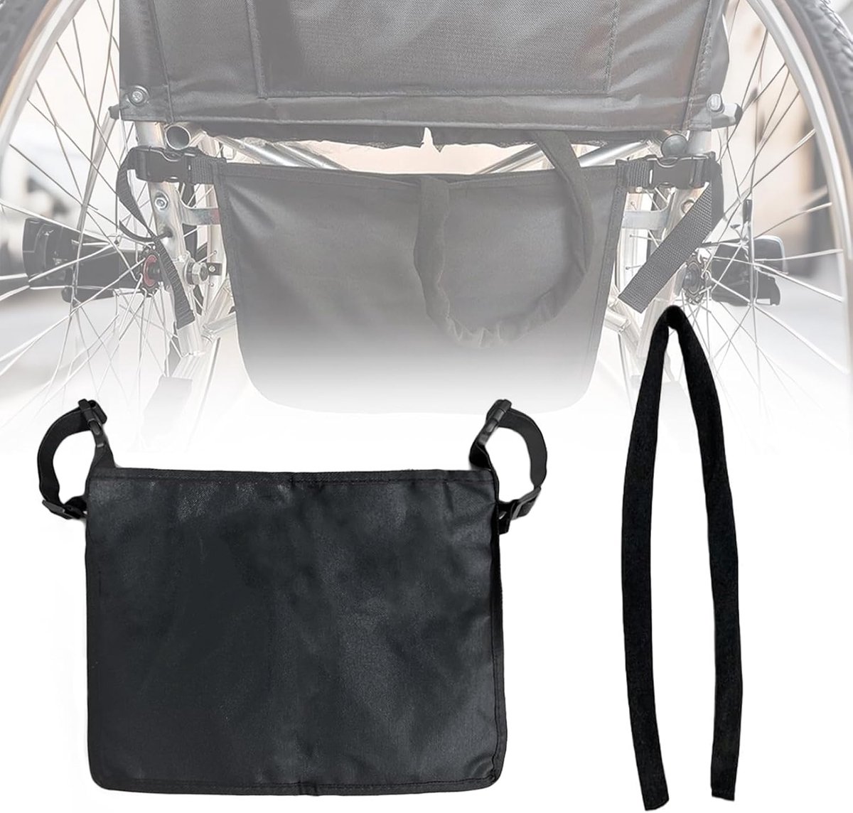 Urinezakhouder met buisafdekkingsset - Foley Drainage Privacy Cover Onder Mand Seat Urine Collector Opslag Verstelbaar