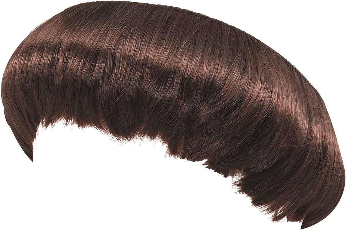 Novelty BW640 korte haar-/monnikspruik, bruin, eenheidsmaat