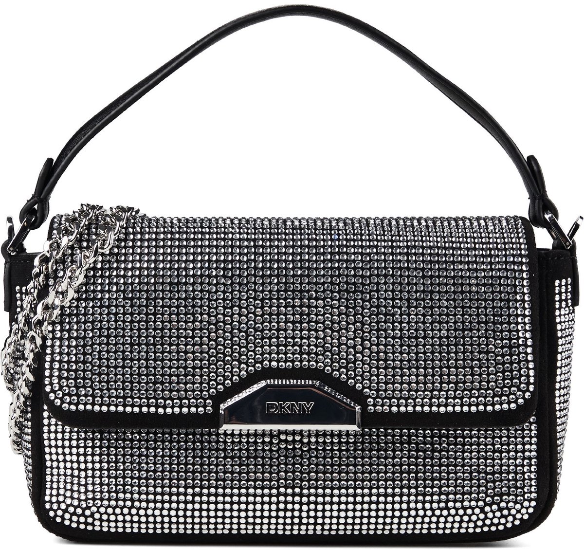 DKNY Willa Handtas 22.5 cm - Dames - black-silver
