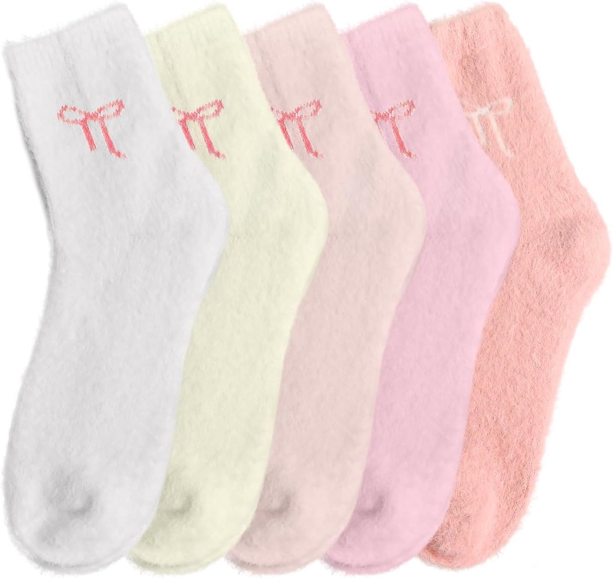 Pluizige sokken, warme wintersokken, zachte, dikke, antislip pantoffelsokken, EU 37-41, UK 4-7