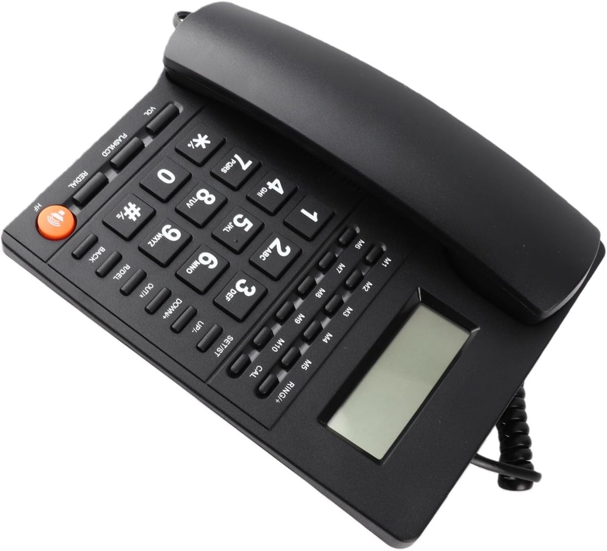 Vaste Telefoon voor Ouderen, Zwart