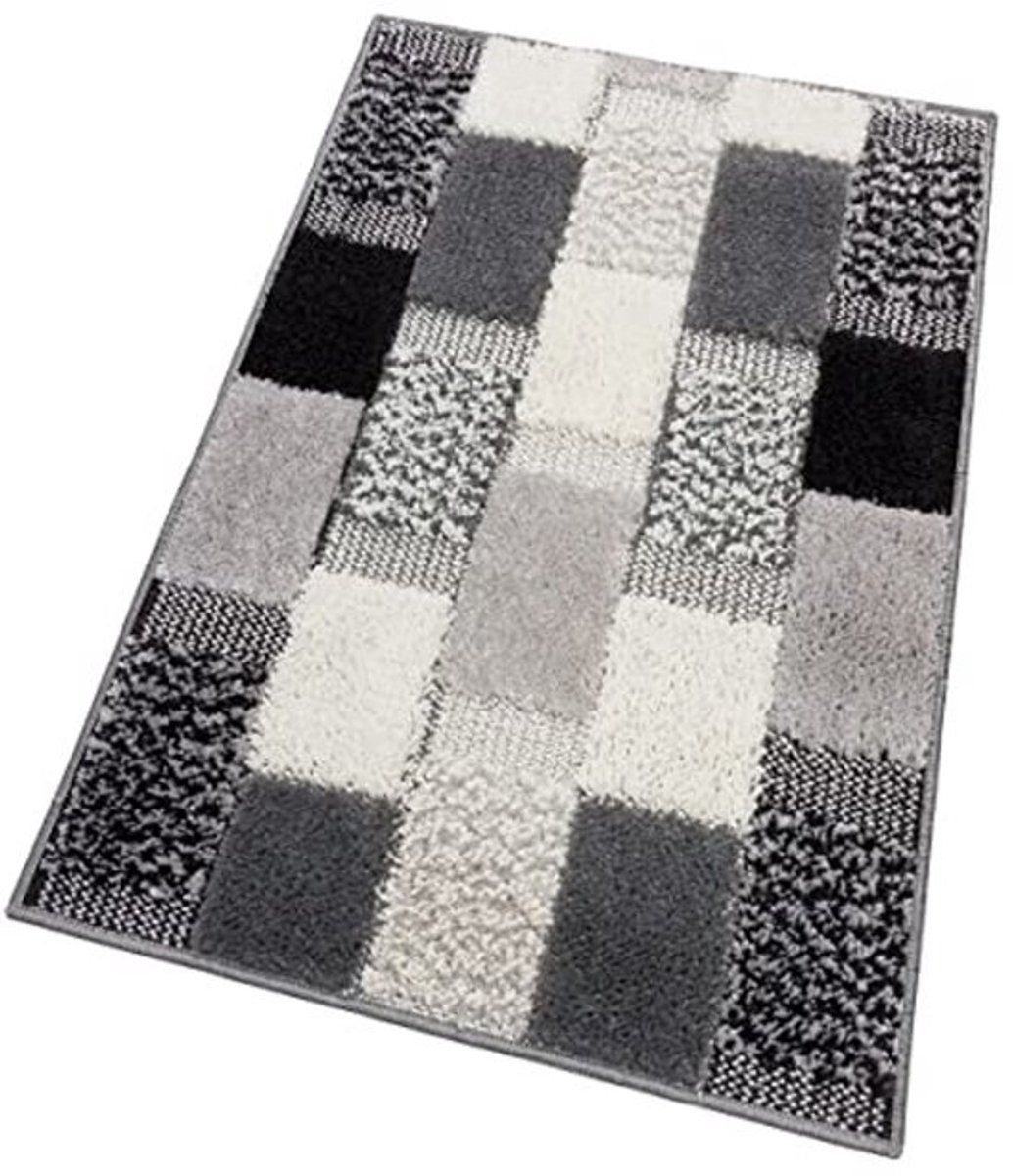 Zachte antislip badmat - absorberend en duurzaam, paars 60 x 160 cm