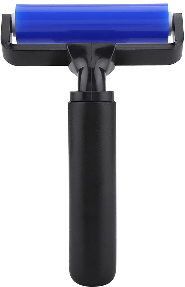 Manual Roller Anti Static Cleaner Tool,Siliconen Roller voor Vuil Stof Verwijdering Cleaner Tool Screen Film Handmatige Statische Verwijder Kleine Deeltjes voor Huishouden (10,2 cm / 4 inch)