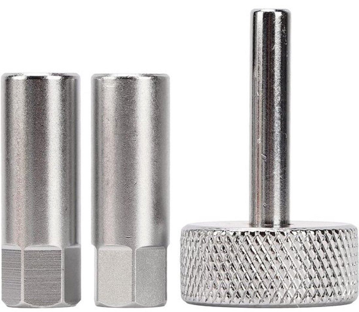 3Pcs Ratchet Valve Adjustment Tool Set, KIMISS Motorcycle Scooter Valve Damper 8 9mm Locknut Sockets 3mm Square Type - ShopVlot