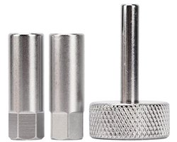 3Pcs Ratchet Valve Adjustment Tool Set, KIMISS Motorcycle Scooter Valve Damper 8 9mm Locknut Sockets 3mm Square Type - ShopVlot
