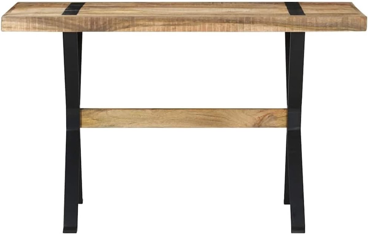 Ruw mangohout industriele stijl 120x60x76 cm