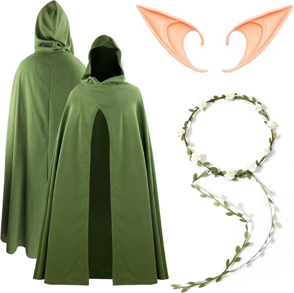 Kostuum tovenaar Volwassen Magische Outfit Wizard Cape Heks Cape Heks Pruiken Hoed Sprookjes Carnavalskostuums Cosplay