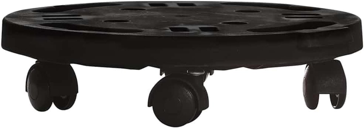 3 stuks, diameter 30 cm, zwart, 170 kg