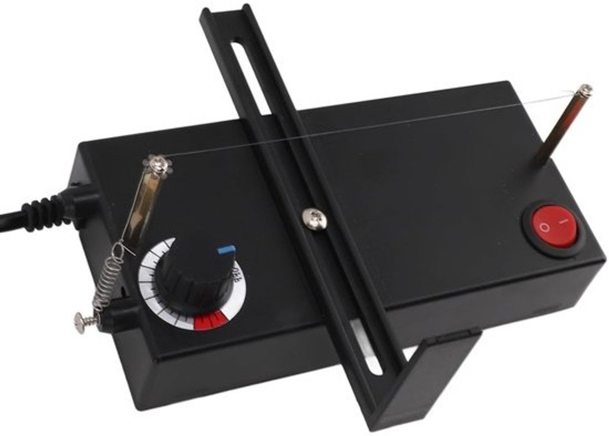 Draagbare Elektrische Warmtekabel en Snijmachine – Betrouwbare Temperatuurinstelbare Heetmes Cutter voor Ribbons, Textiel en Creatieve Projecten (EU Plug 220V)