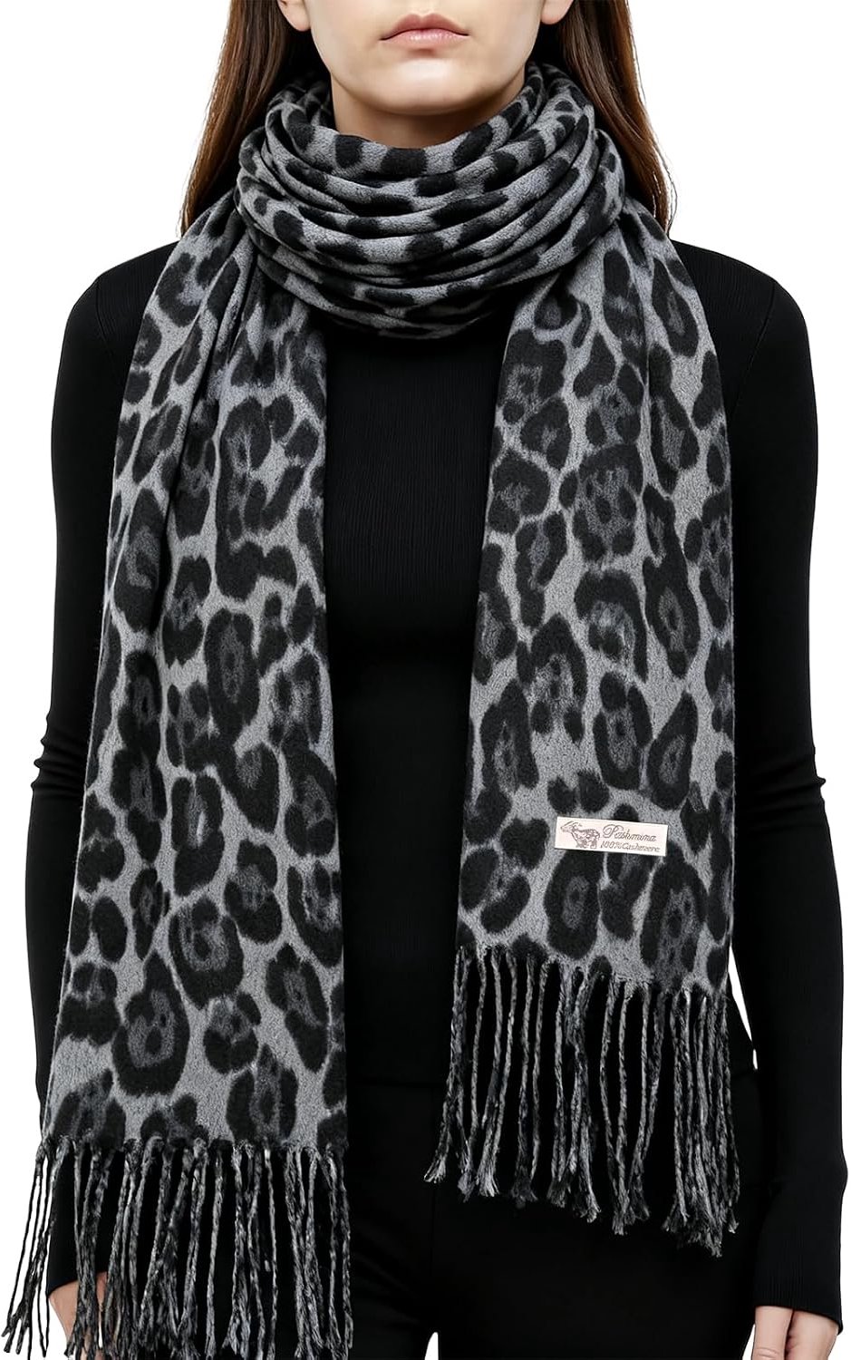 Luipaardprint sjaal - zachte warme dekenwrap - ideaal voor winter - perfect als cadeau voor dames - ShopVlot