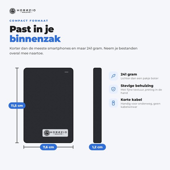 Horazio Externe harde schijf 500 GB - Harde schijf extern - HDD — afbeelding 4