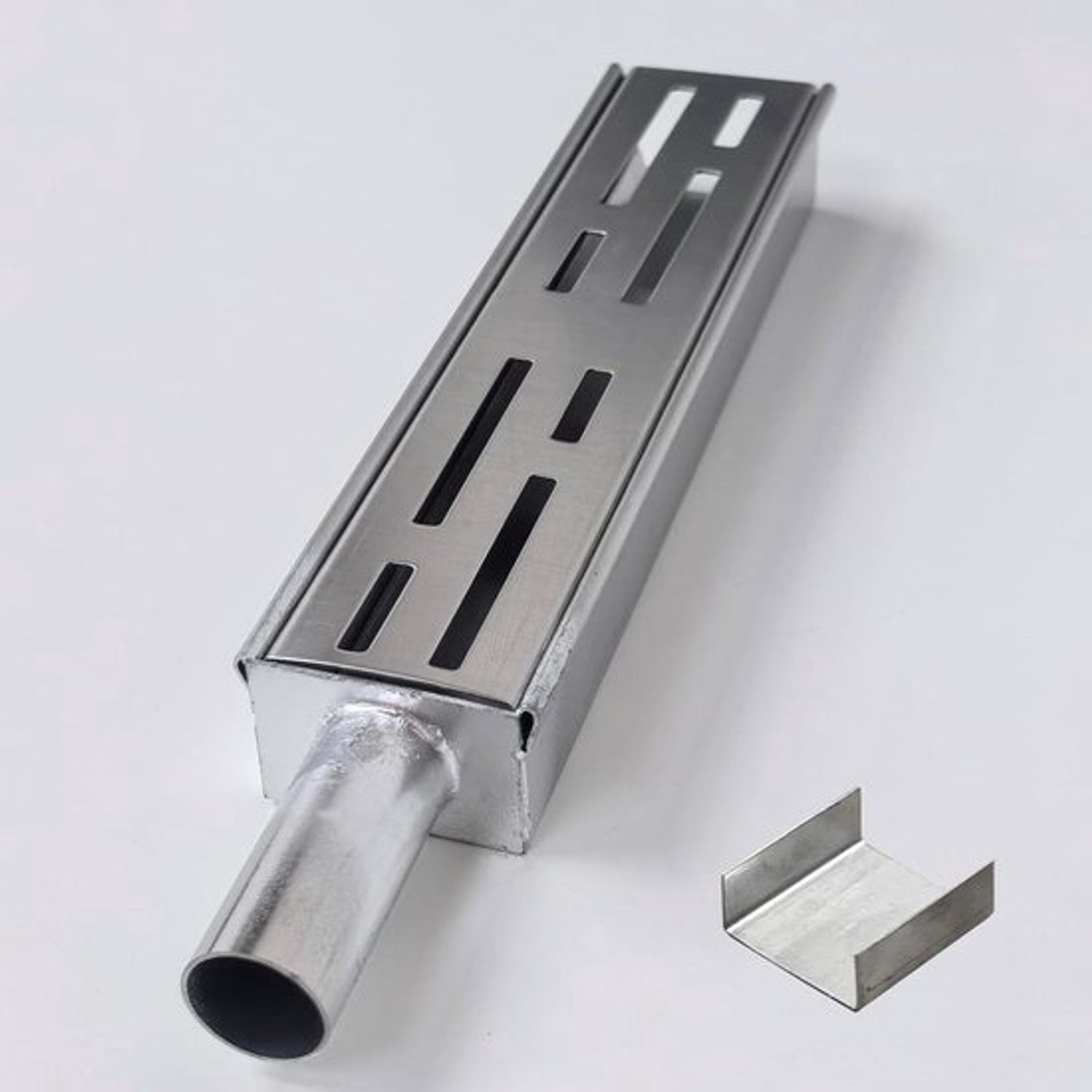 Afvoergoot Eindkap - Afvoer Accessoires - Waterafvoer Terras - Zijdelingse Uitgang 2cm - 5cm Breed