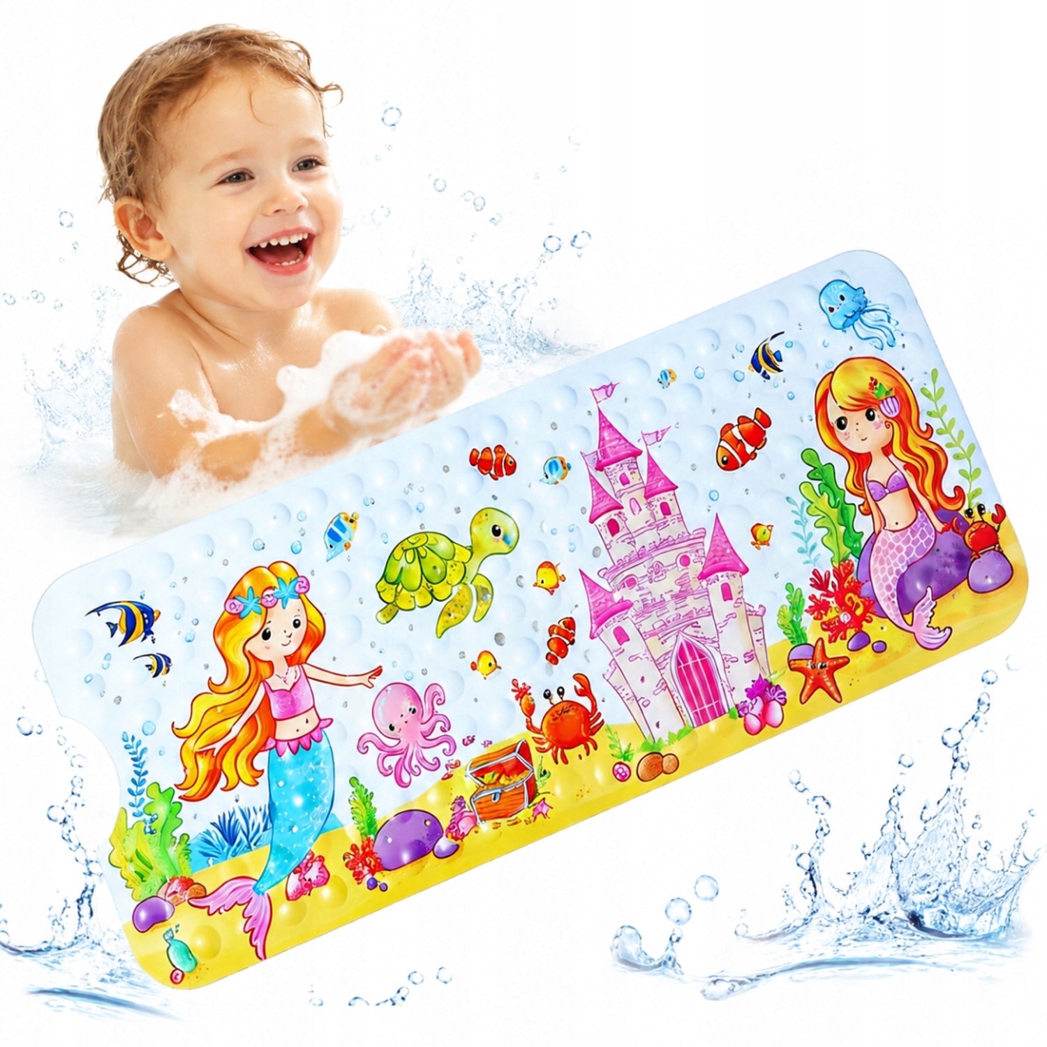 Antislip Badmat voor Kinderen - 100x40cm - Veilig en Duurzaam
