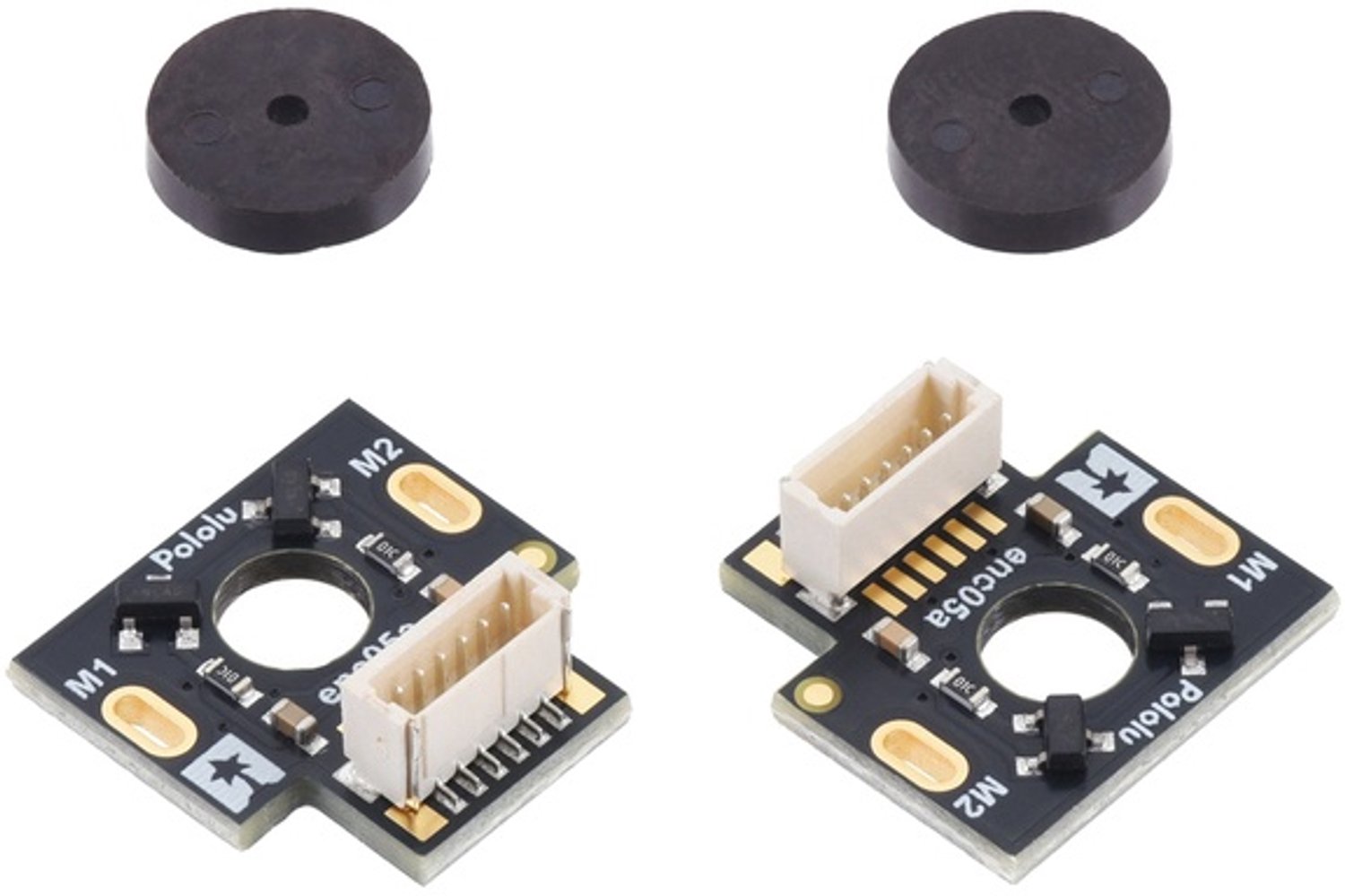 Pololu-3546 Magnetic Encoder Pair Kit, Top-entry connector, 12 CPR, 2,7-18V