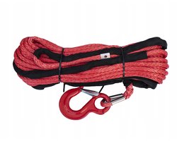 Synthetisch Touw 28m voor Off-Road Lier - Rood, 10mm