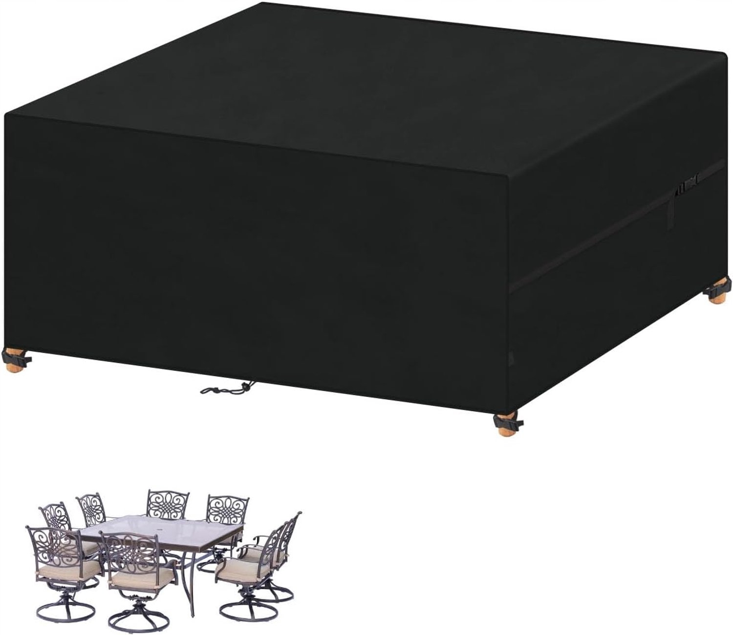 Waterdichte Tuinmeubelhoes 150x130x90 cm - Zwart