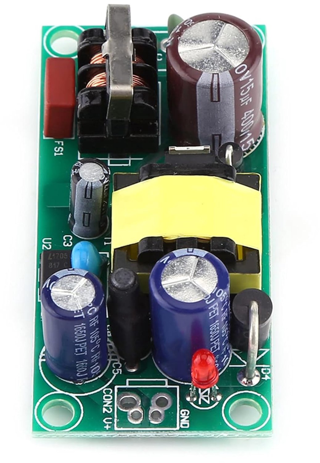 Isolated AC DC Circuit, 220V AC 5V Lowering AC DC 5V Power Supply Module Input Ac85V~264V Output Dc5V 2A 10W - ShopVlot