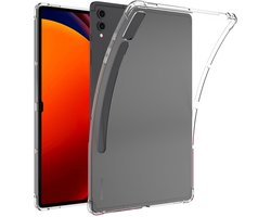 Asgens Transparente Hose voor Samsung Galaxy Tab S10+ 12,4" 2024/S9+ 12.4" 2023, Slanke Lichtgewicht Zachte TPU Siliconen Beschermhoes voor Samsung Ga