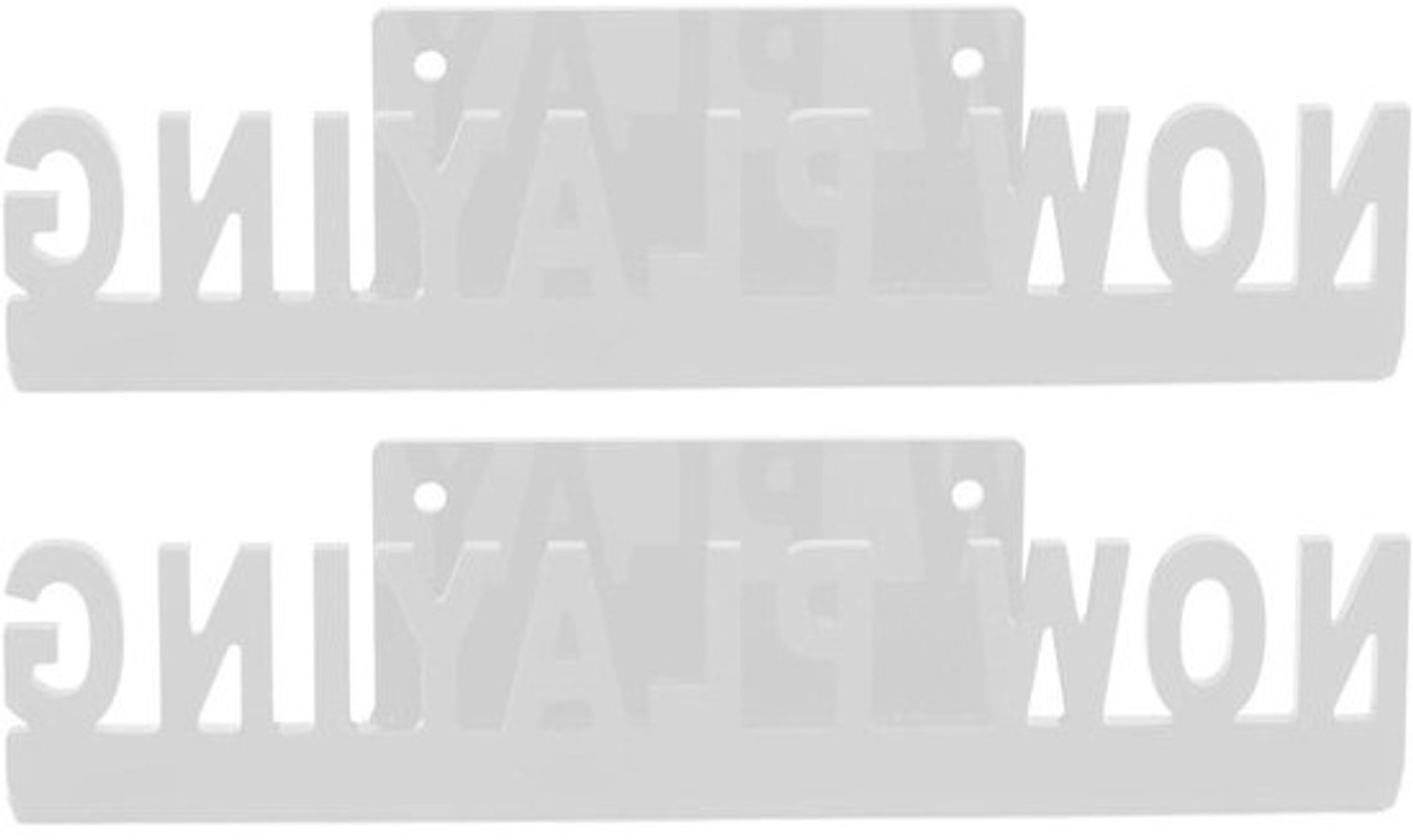 Platenhouders - Platenstandaard - Muziekcollectie Tonen - Onbelemmerd Artwork Zichtbaar - 2 stuks - Transparant