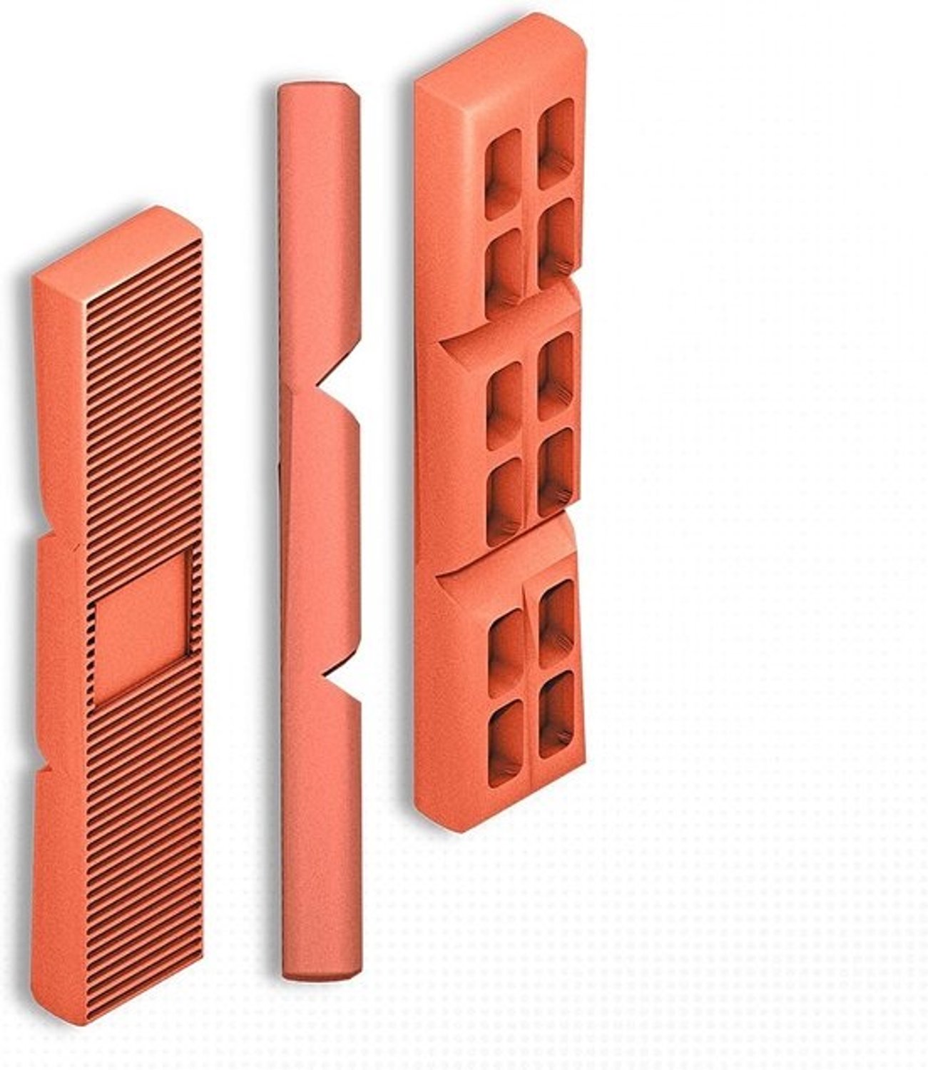 Kunststof Wiggen - Afstandsplaten Nivelleerblokken - Precisie Plaatsing Tegels - 10mm Dik - Verpakking 100 Stuks - Oranje