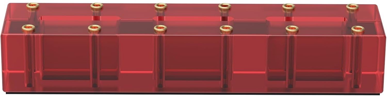 Dartstandaard - Rood - Voor 12 Dartpijlen - Stabiele Acryl Organizer - Voor Dartsportliefhebbers
